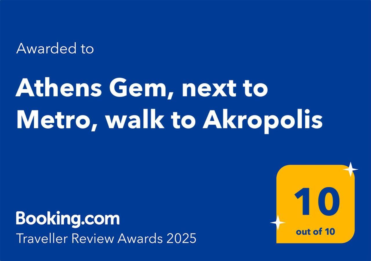 Athens Gem, Next To Metro, Walk To Akropolis Atenas Exterior foto